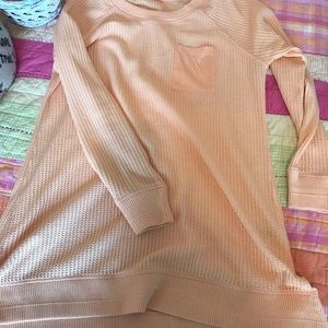 Soft surroundings medium apricot top